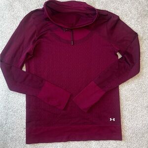 Under Armour Women's Burgundy Maroon Long Sleeve Pullover
